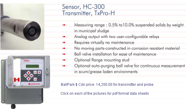 BallPark $ Cdn price: 14,250.00 for transmitter and probe

                           Click on each of the pictures for pdf format data sheets